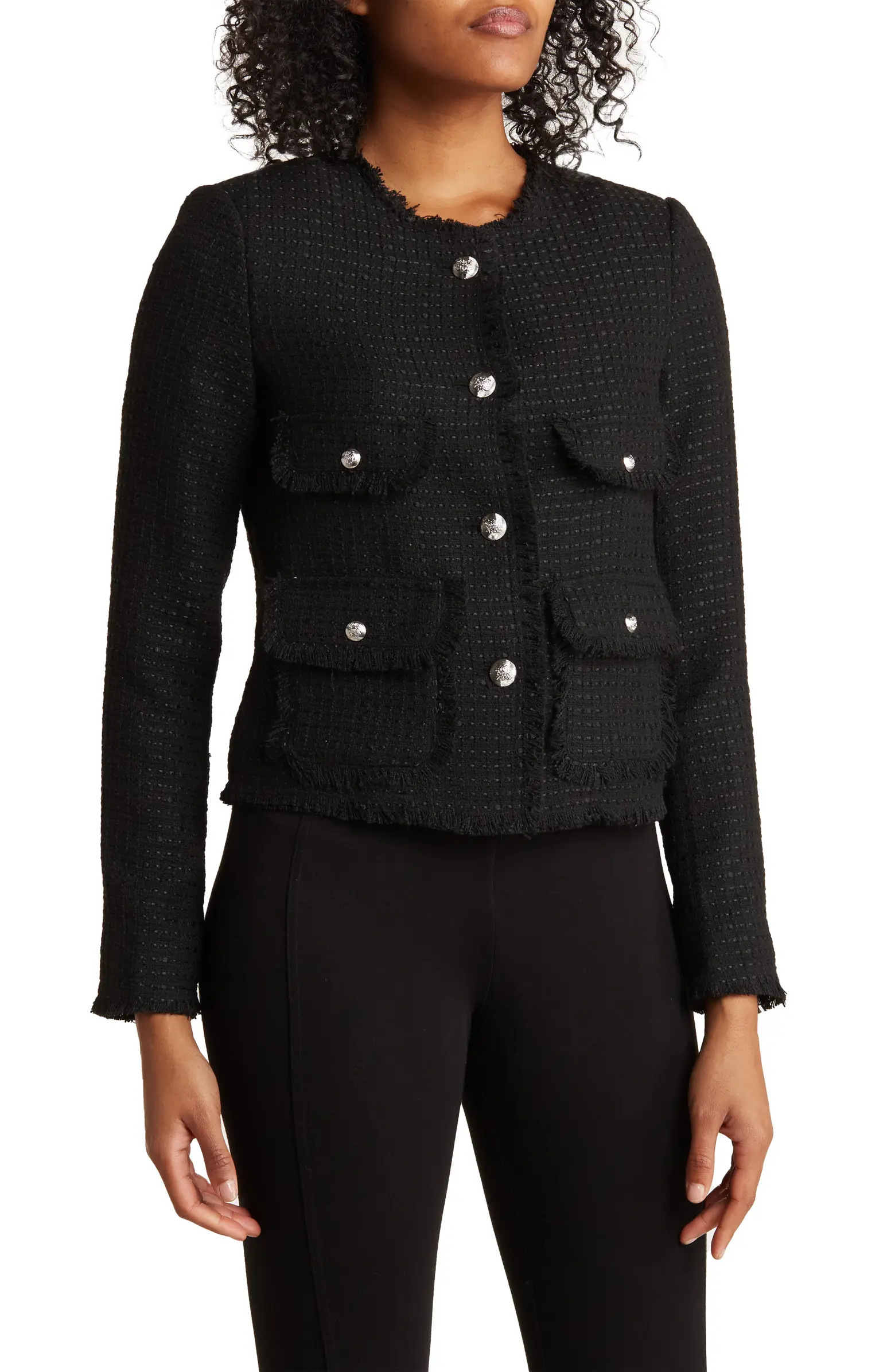 Boucle Tweed Short Jacket | Nordstrom Rack