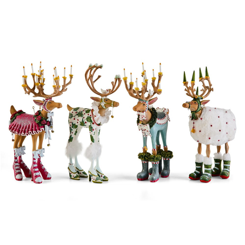 Patience Brewster Dash Away Reindeer Figure Set | MacKenzie-Childs