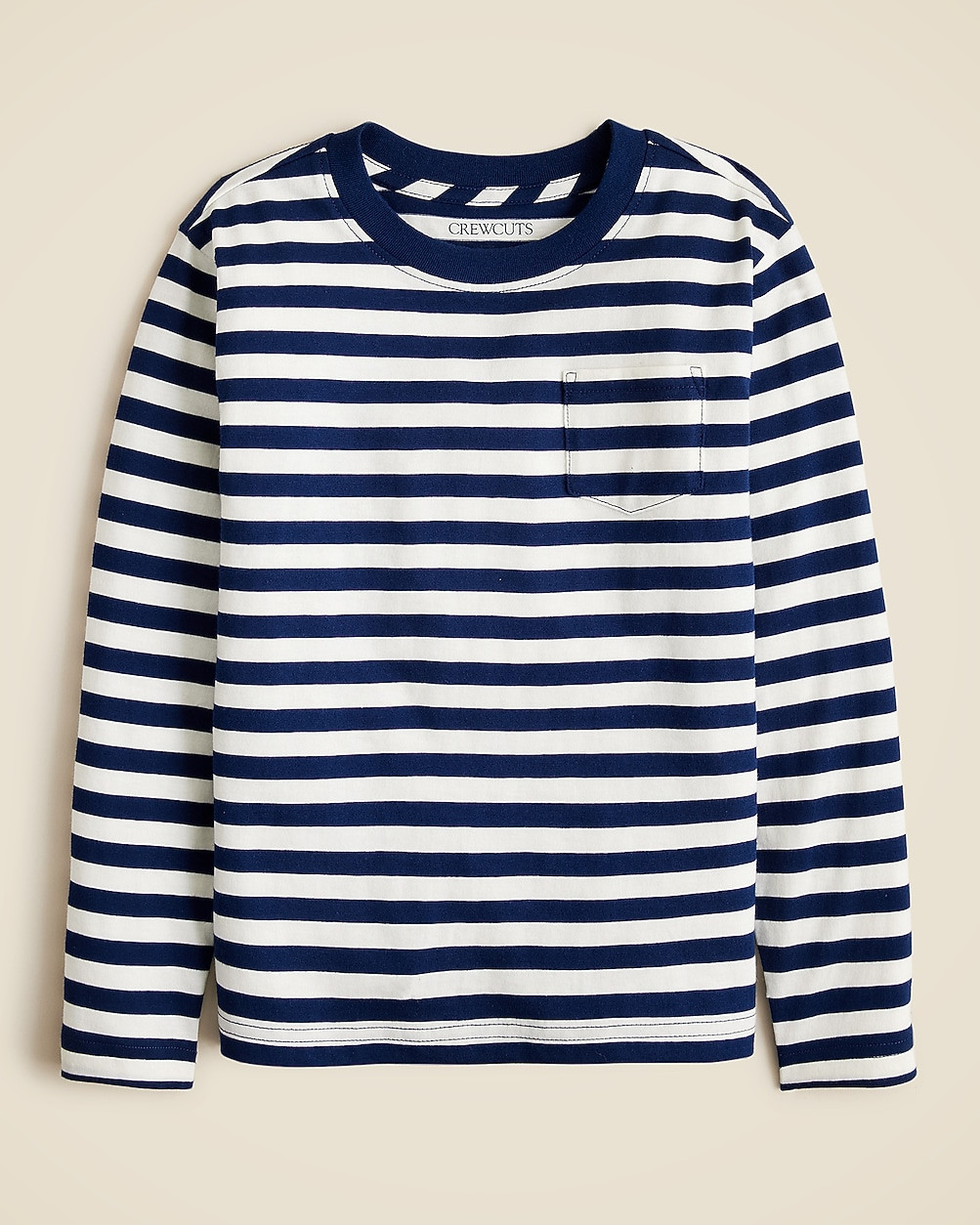 Kids' long-sleeve striped tee in broken-in-jersey | J. Crew US