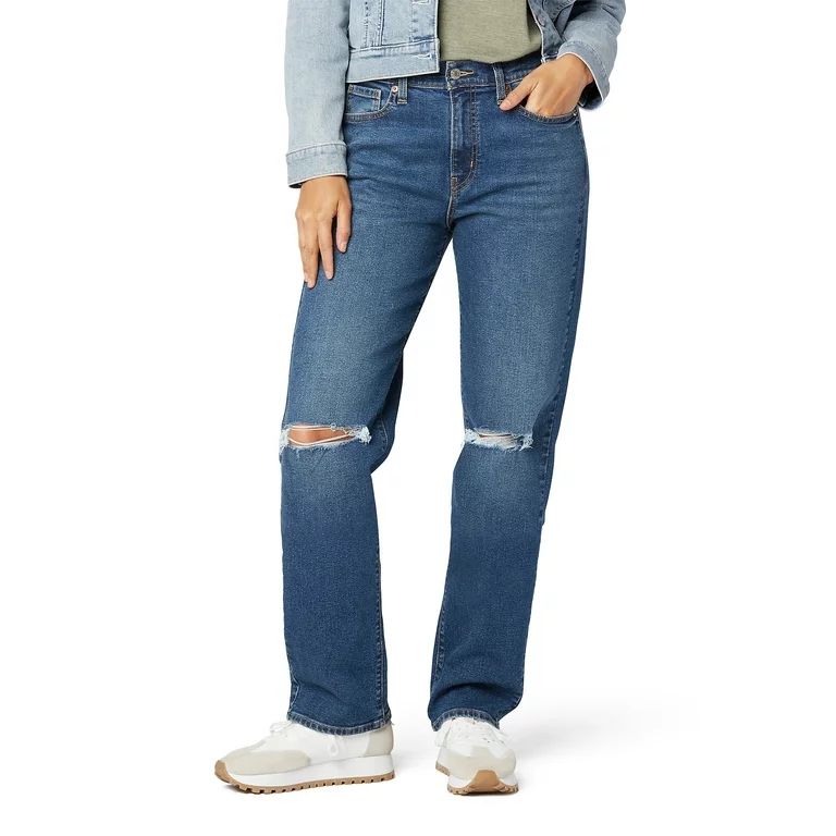 Signature by Levi Strauss & Co. Women's Heritage Easy Straight Jeans | Walmart (US)