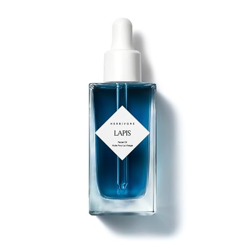 HERBIVORE Lapis Facial Oil | Balances Oil & Soothes Redness with Blue Tansy & Squalane | Safe for Oily & Acne Prone Skin, Non-Comedogenic, Vegan, 50 mL / 1.7 oz | Amazon (US)