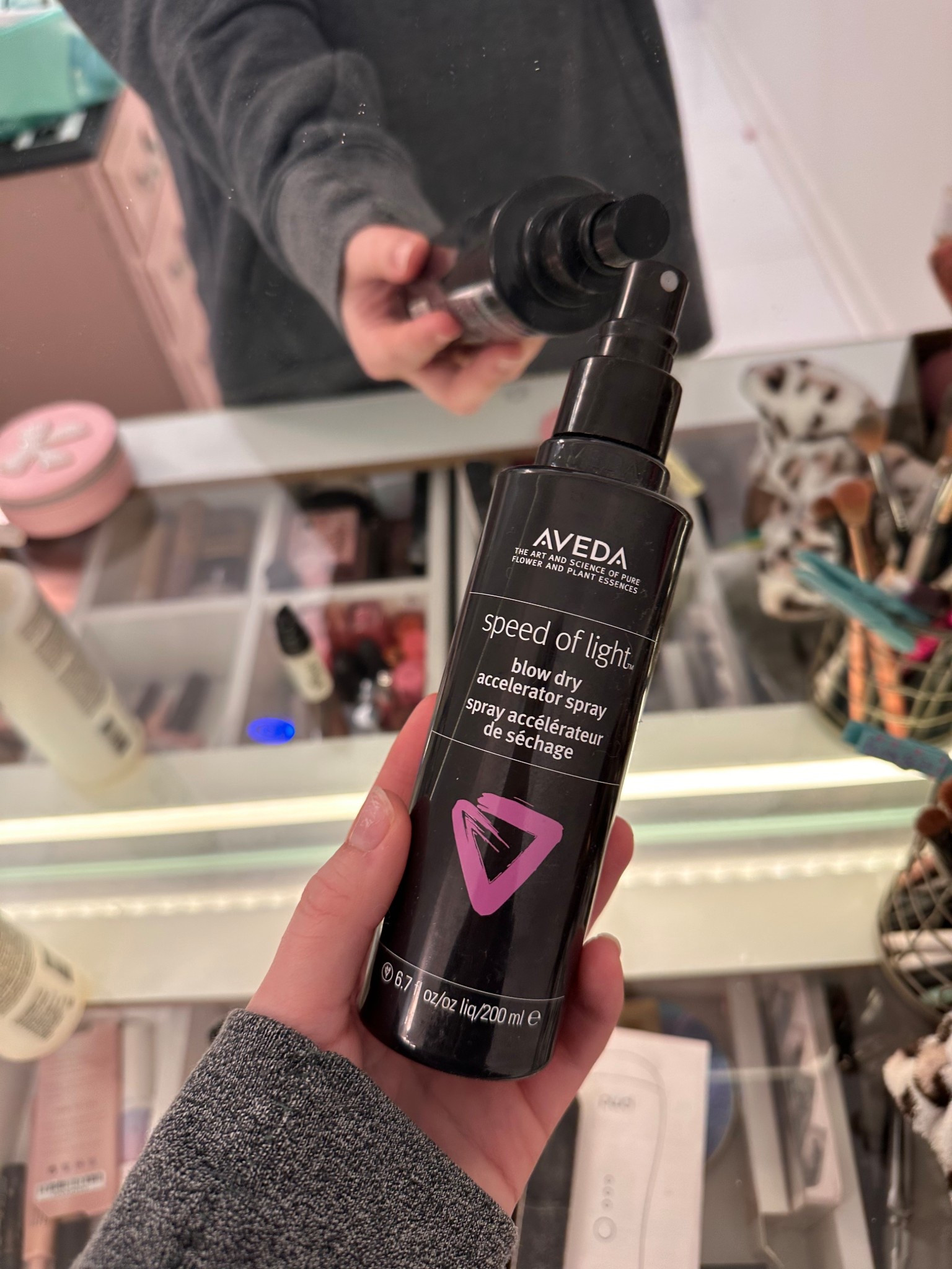 An empty from 2025, I’ve had this forever and it really does speed up the drying process and leave your hair silky smooth 🎀💇🏼‍♀️
#hair #blowout #hairstyling #spray #beauty

#LTKBeauty #LTKgrwm #LTKselfcare