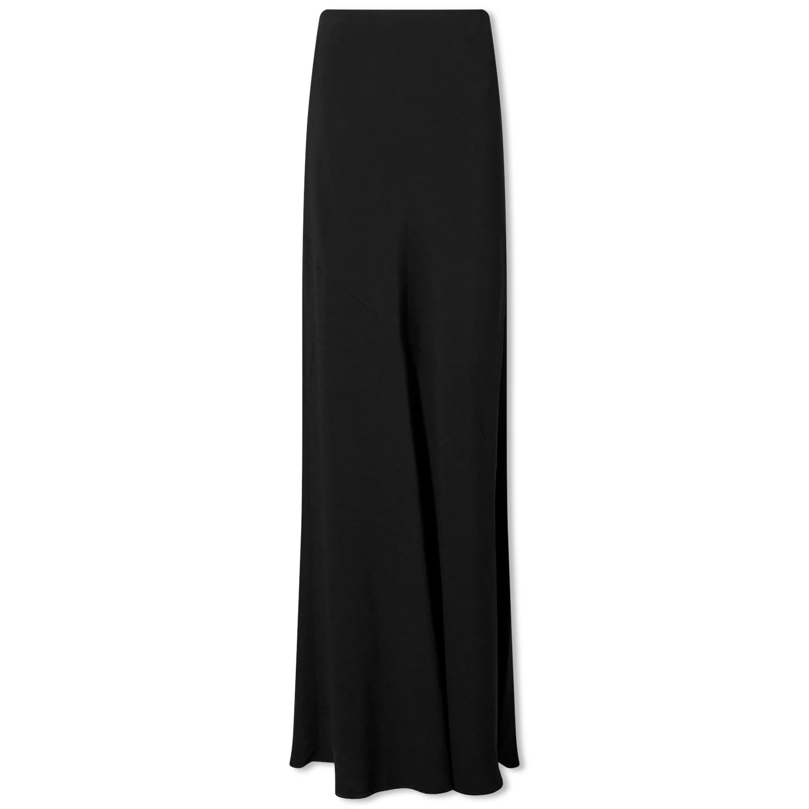 AMI Paris Women's Biais Long Maxi Skirt in Black, Size X-Small | END. Clothing