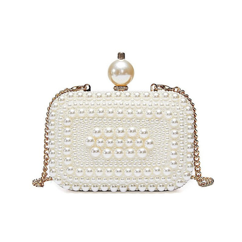 Wedding Clutch I Pearl Clutch I Bridal Luxury Wedding Event - Etsy | Etsy (US)