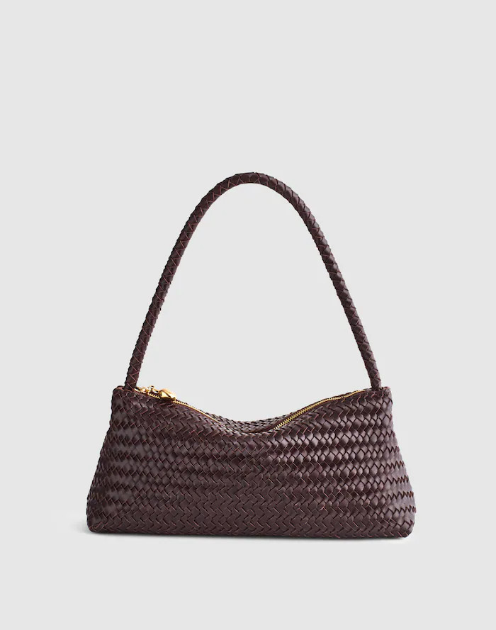 The Signature Woven Mini Zip Shoulder Bag | Madewell