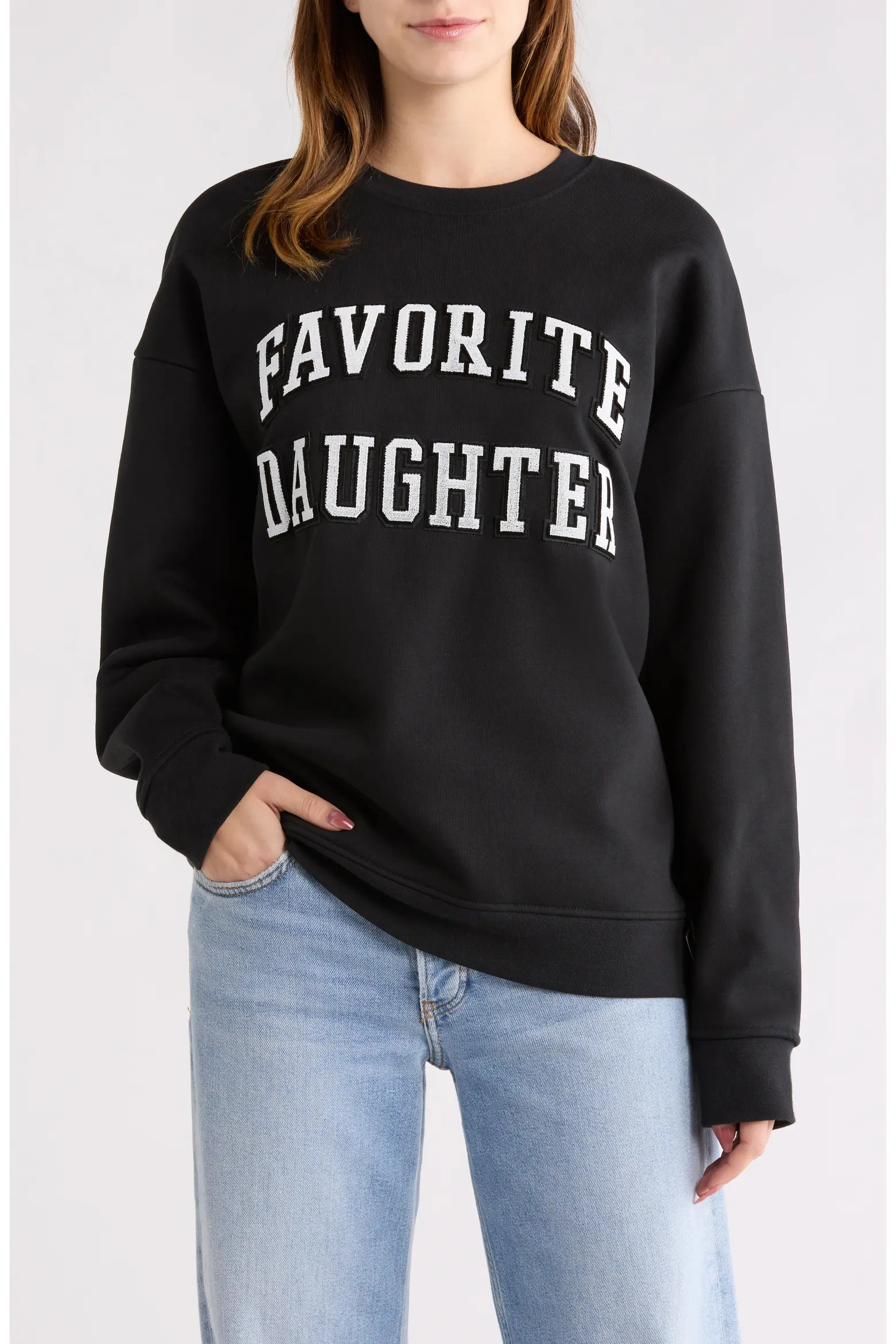 The Collegiate Embroidered Graphic Sweatshirt (Women) | Nordstromrack | Nordstrom Rack