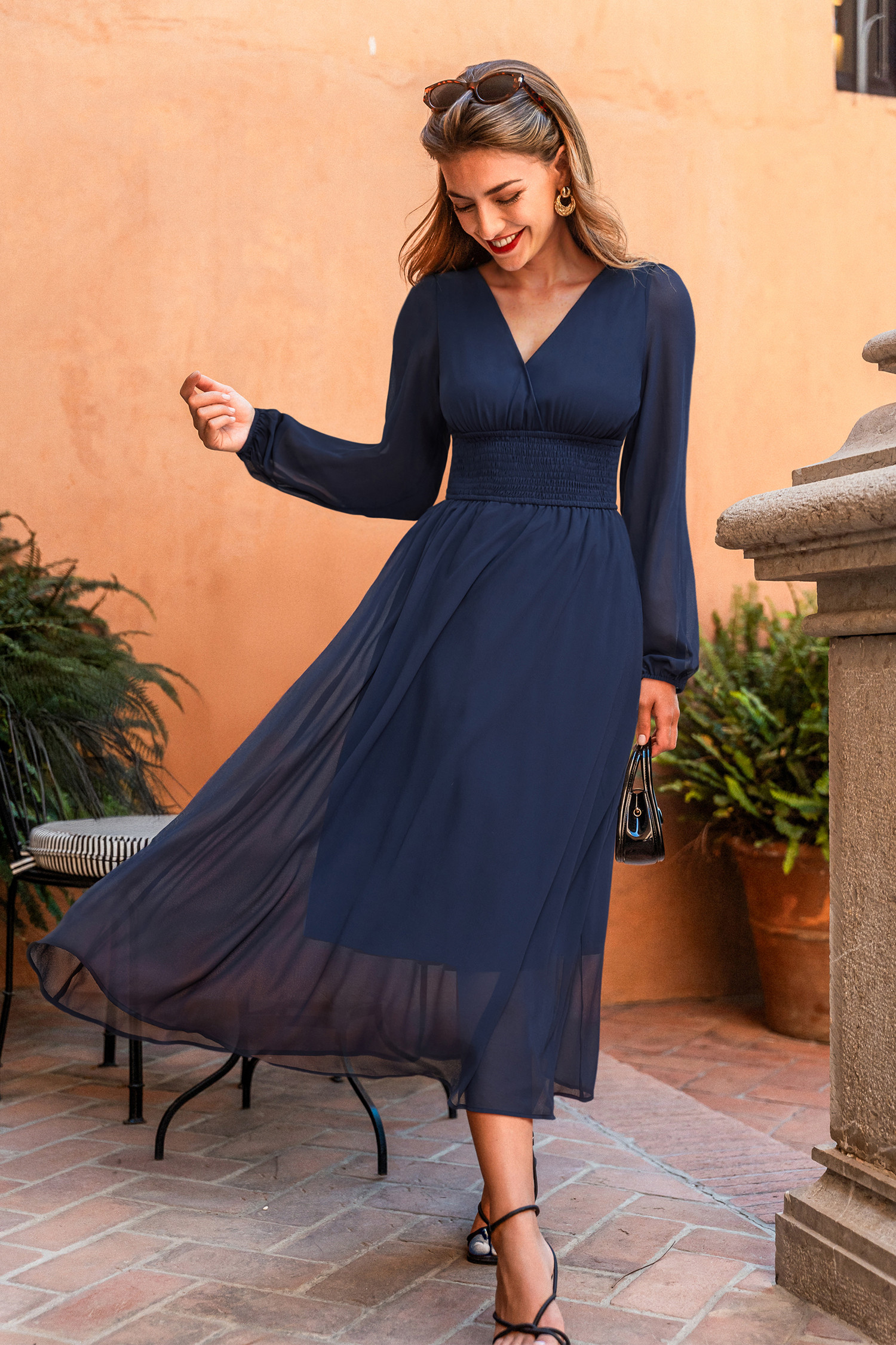 Chic Essence Blue Maxi Dress | Cupshe US