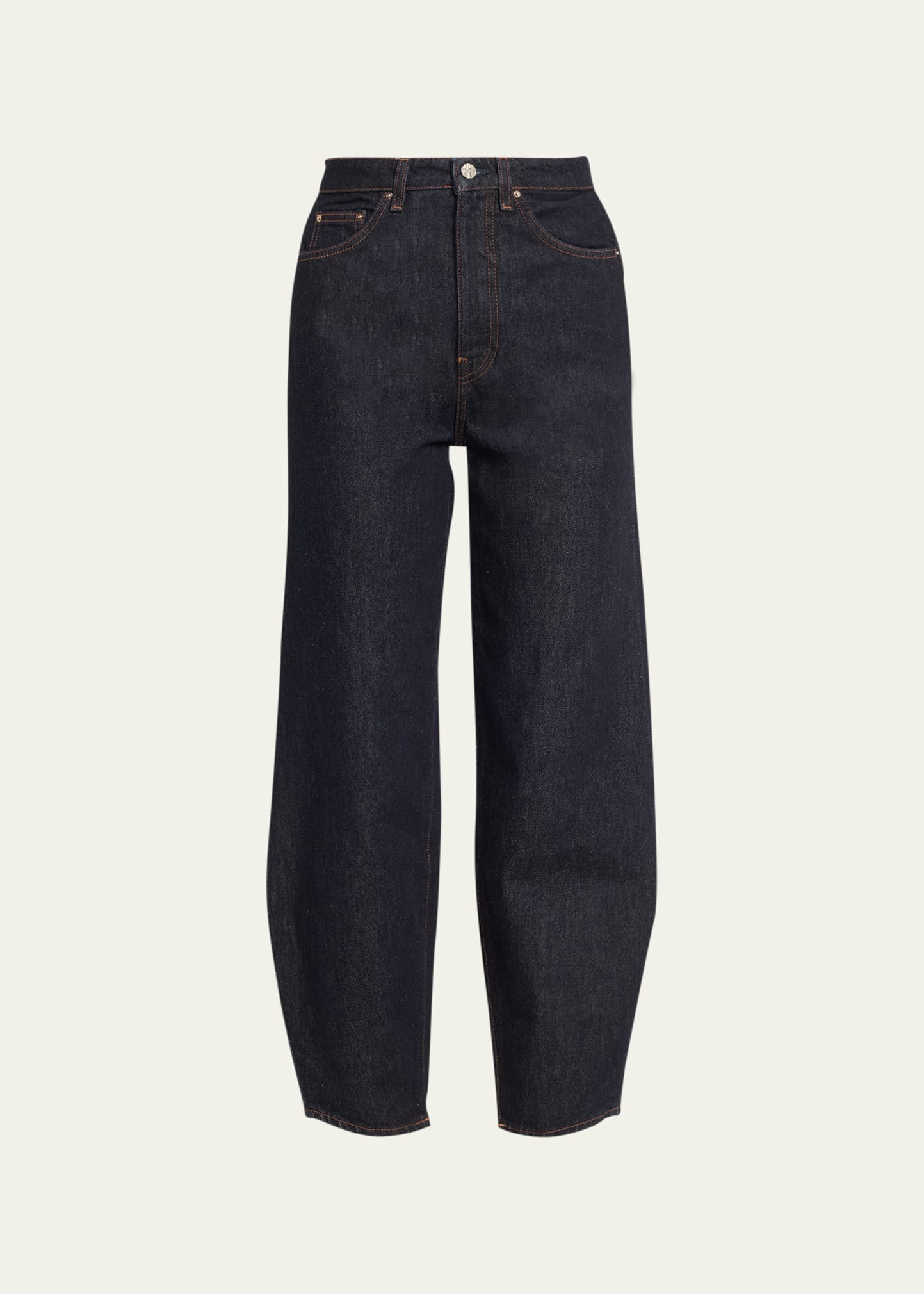 Toteme Barrel Leg Denim Pants | Bergdorf Goodman
