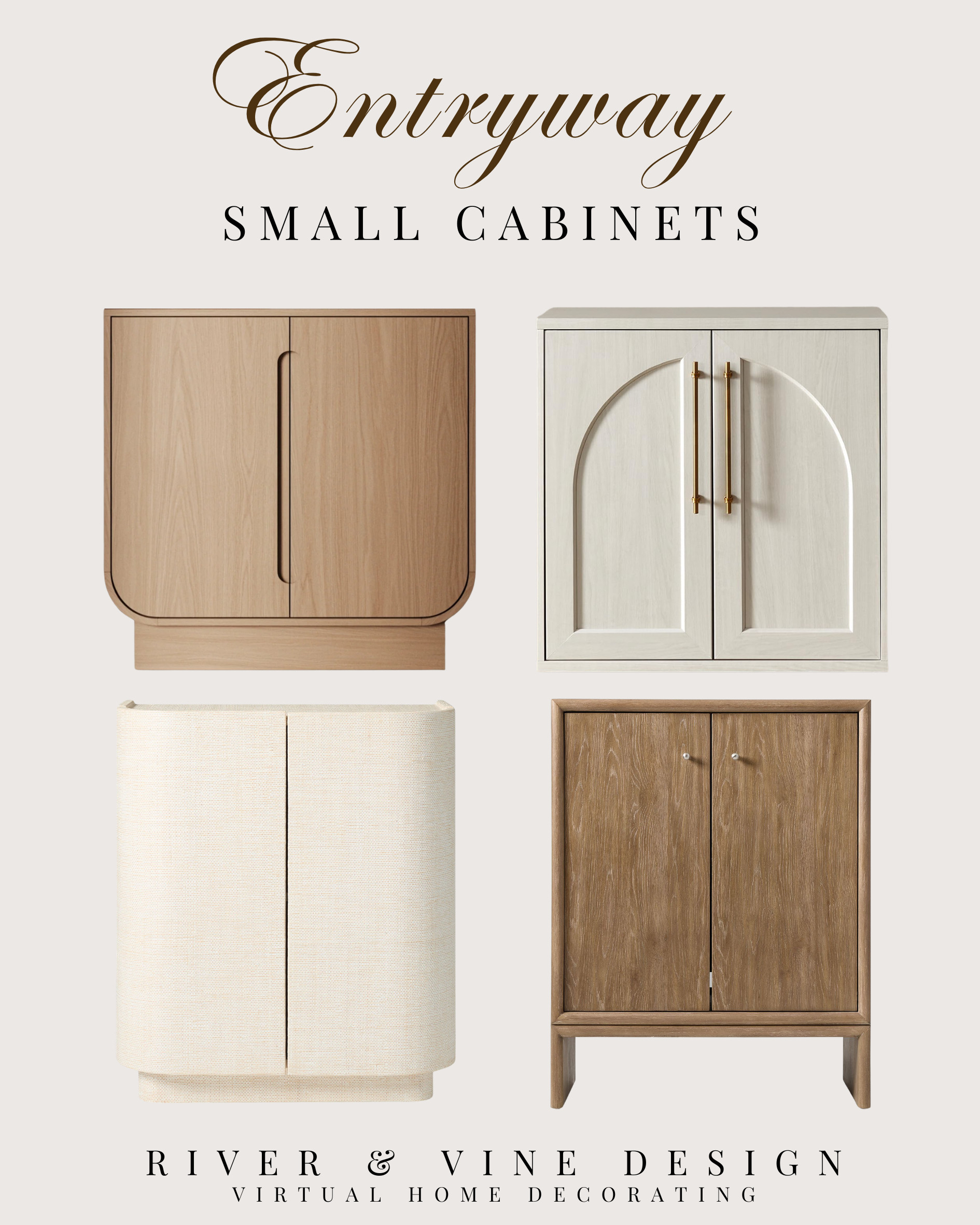 Small cabinets are one of my favorite entryway pieces because they give you storage without visually taking over the space. Use one for keys, mail, pet leashes, candles, seasonal accessories, or all the random things that usually end up on the nearest surface.

I may receive a commission from purchases made through my links. 

 #LTKHome