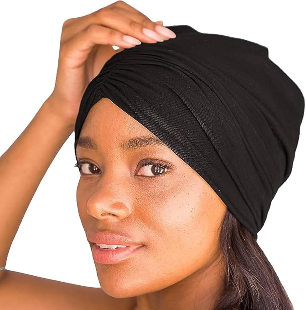 Kitsch Satin Lined Beanie for Women - Satin Beanie Night Cap, Satin Sleep Cap, Slouchy Beanie, Ha... | Amazon (US)