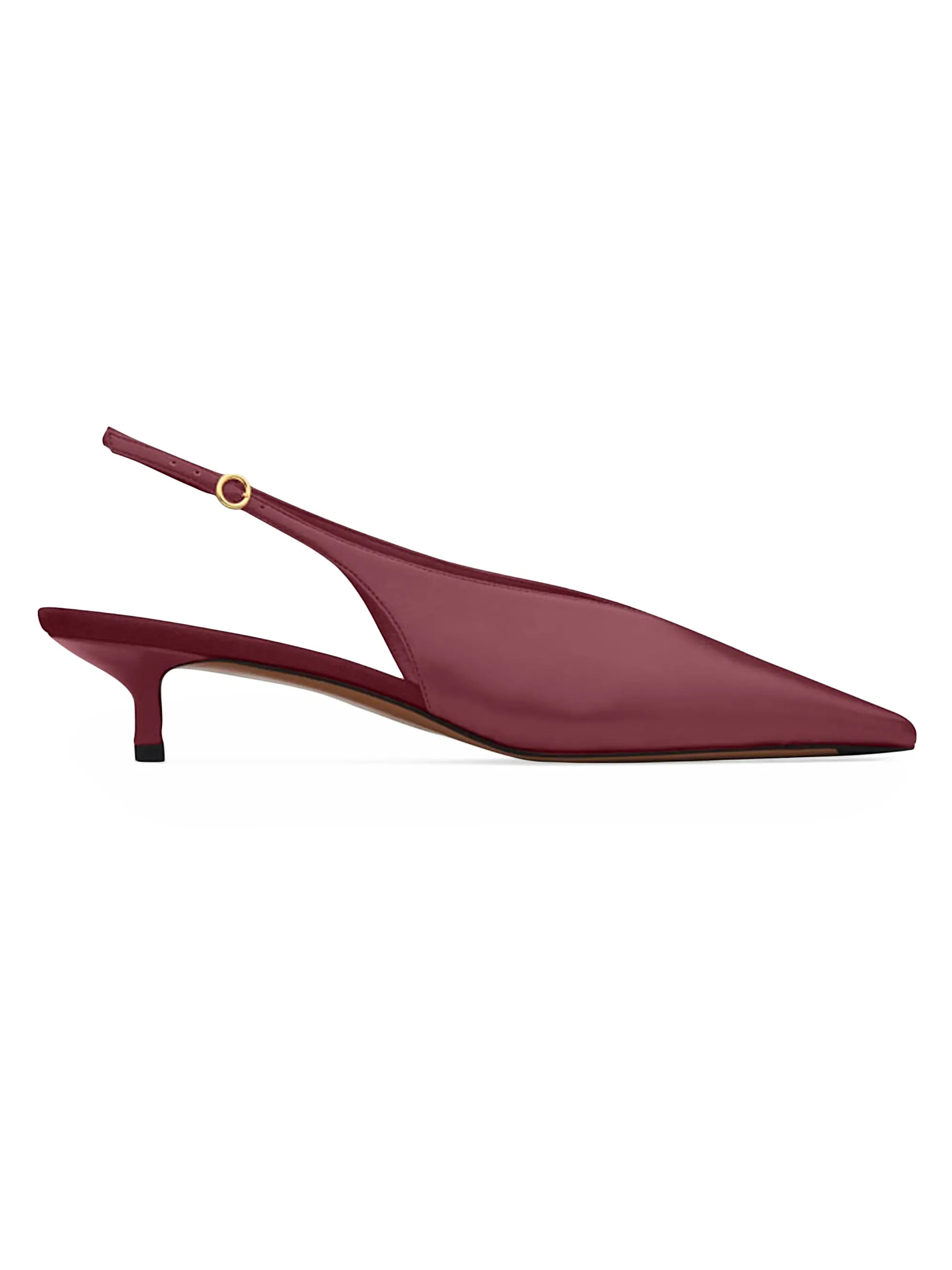 Diske 40MM Leather Slingback Pumps | Saks Fifth Avenue