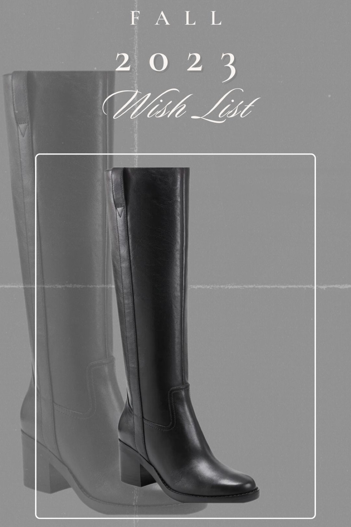 Fall knee high boot in black 

#LTKSeasonal #LTKstyletip #LTKshoecrush