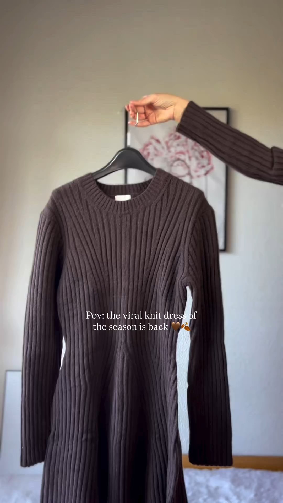 This fall’s viral knit dress from @hm 🤎🍂which one do you pick? 🫶🏻

follow @bykrisi for more fashion & style inspo ✨

#ootd #fallfashion #autumnoutfitideas #hmviraldress #autumndress