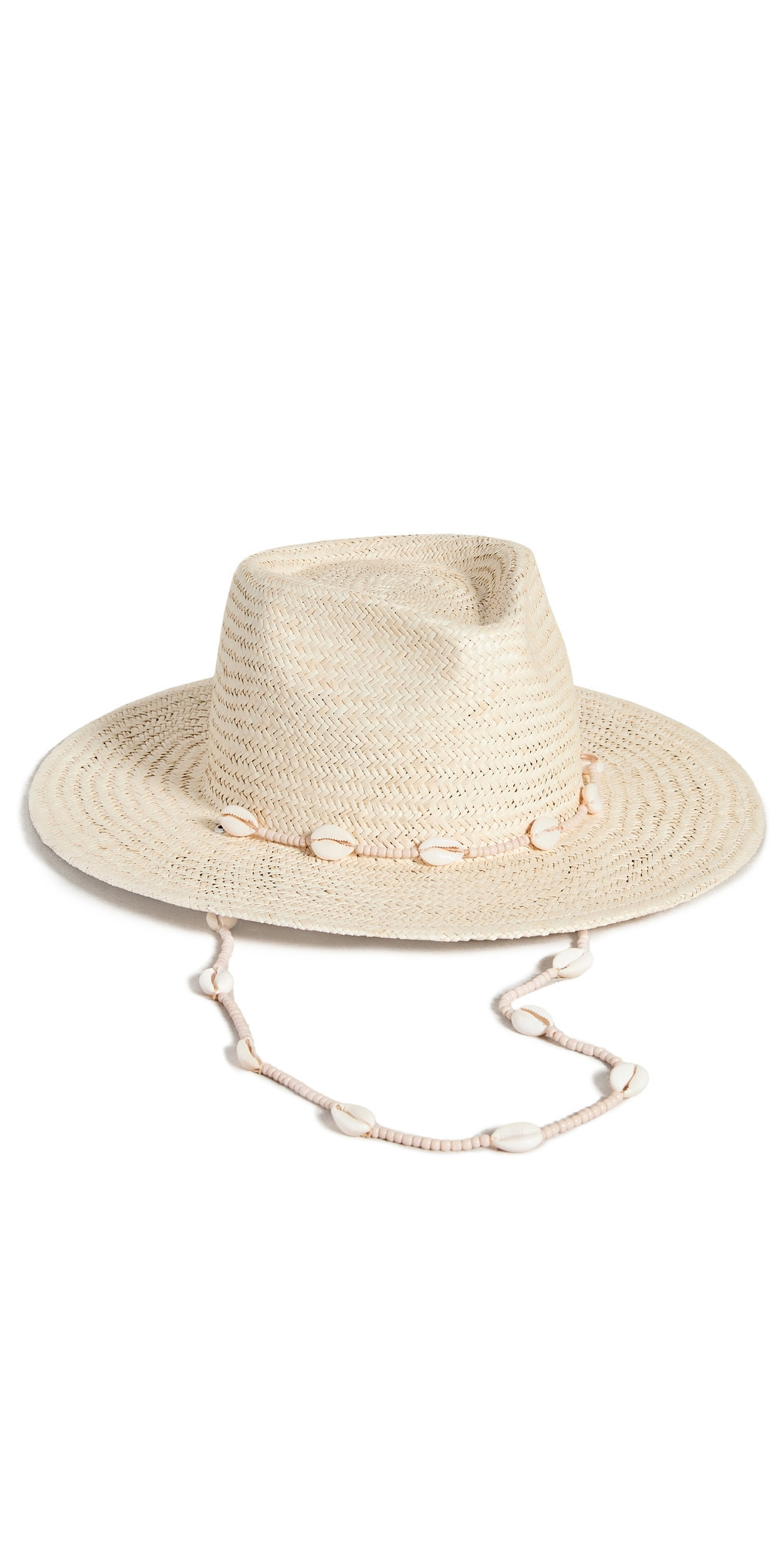 Lack Of Color Seashells Straw Fedora Natural L | Shopbop