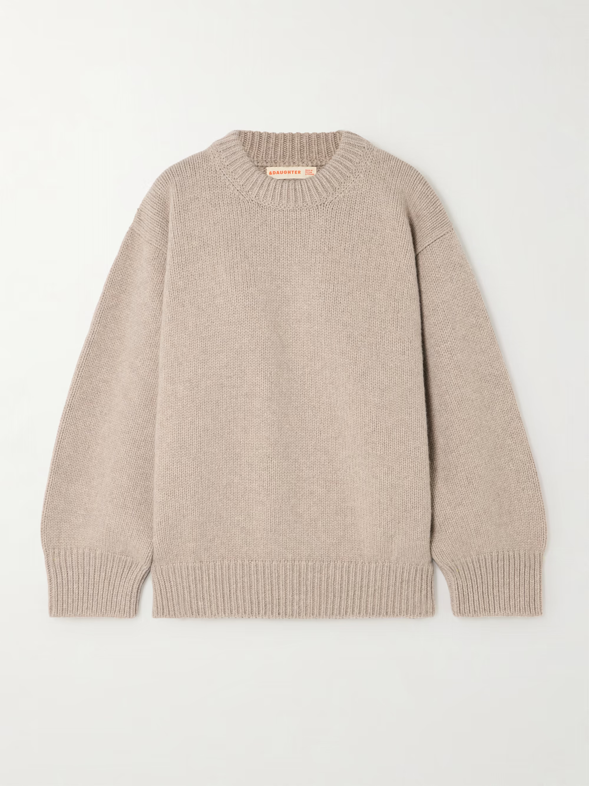 Caragh oversized cropped wool sweater | NET-A-PORTER (US)