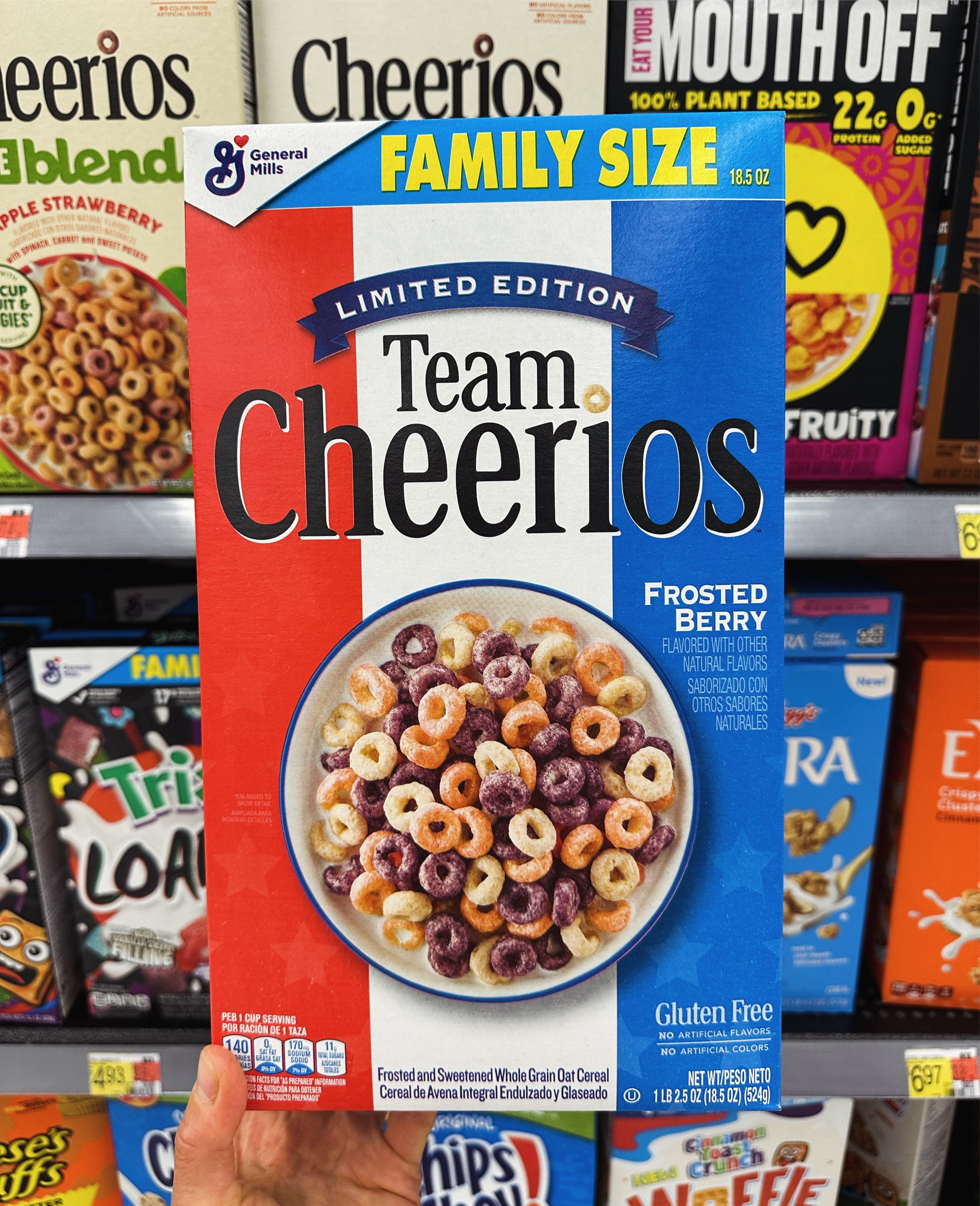 cheerios celebrates TEAM USA with new frosted berry cheerios! 🤩🇺🇸🥇