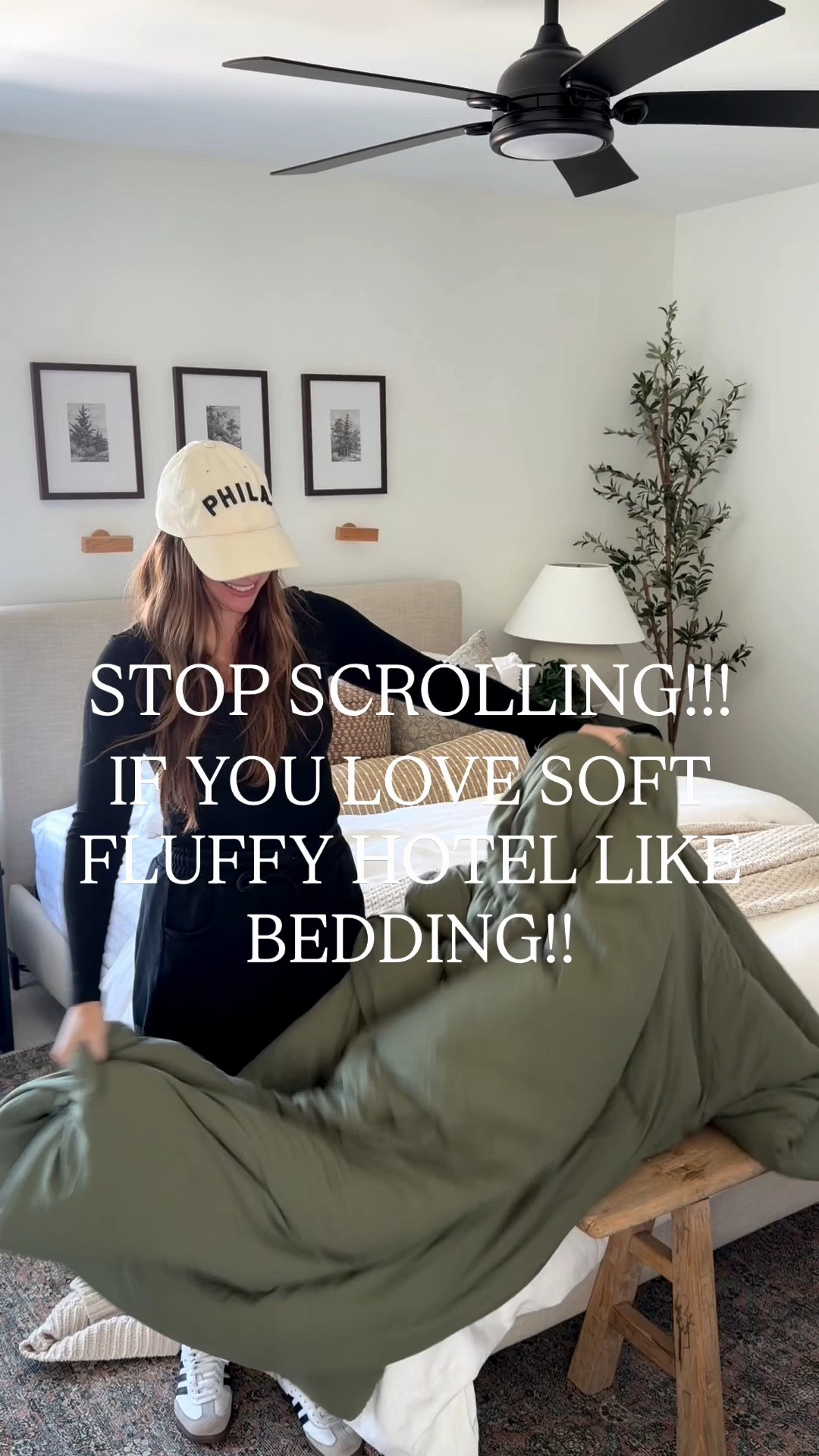 Cozy olive comforter perfect for fall

#LTKSeasonal #LTKHome