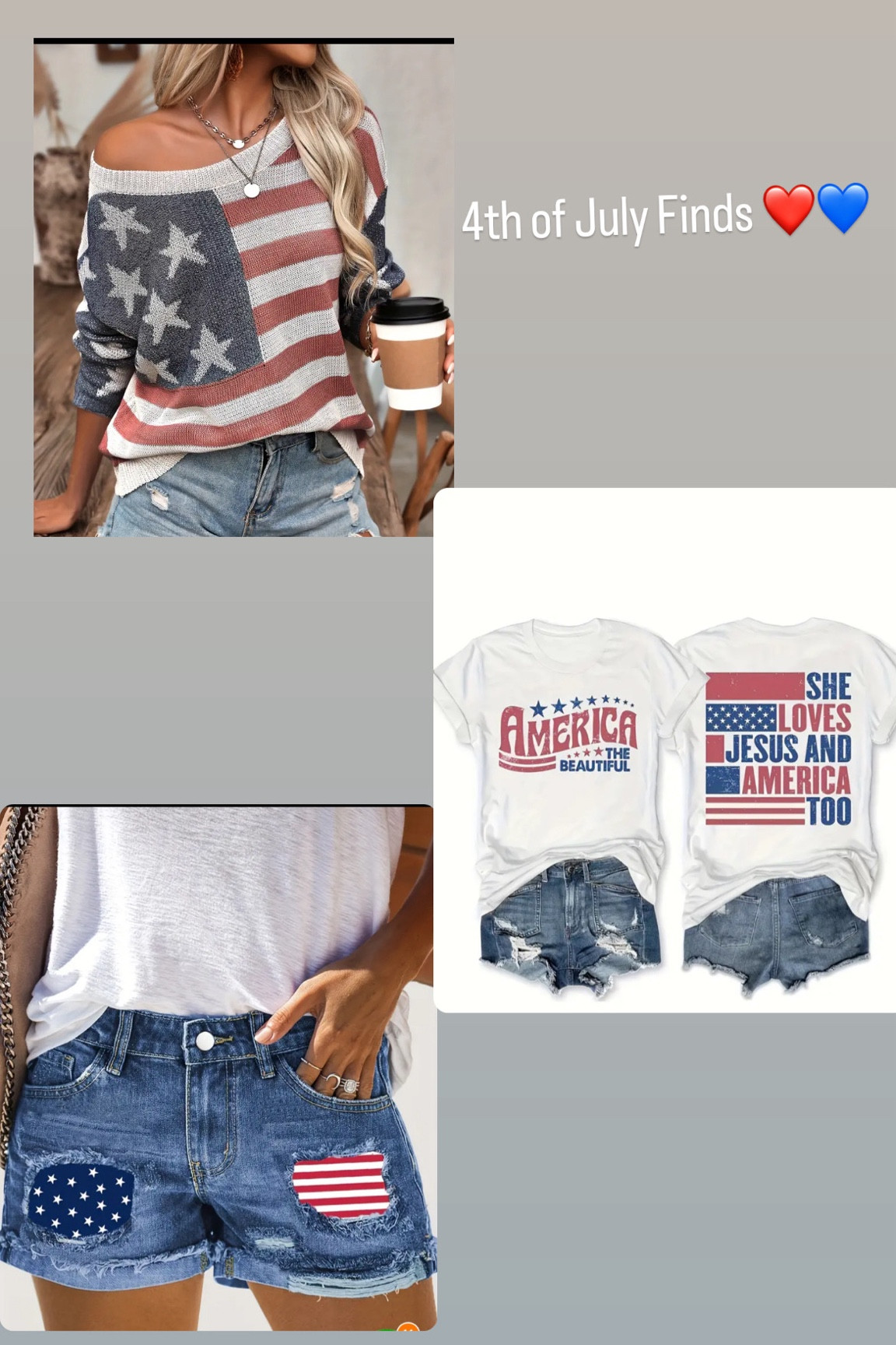 4th of July Finds! 💙❤️ #summer #4th #july4

#LTKSaleAlert #LTKSeasonal #LTKParties