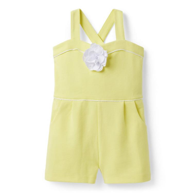 Rosette Ponte Romper | Janie and Jack