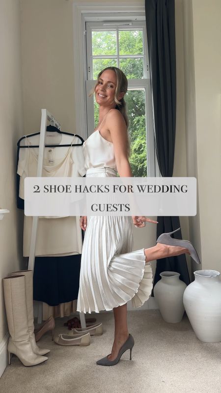2 shoe hacks for wedding guests 



#LTKStyleTip #LTKShoeCrush #LTKWedding