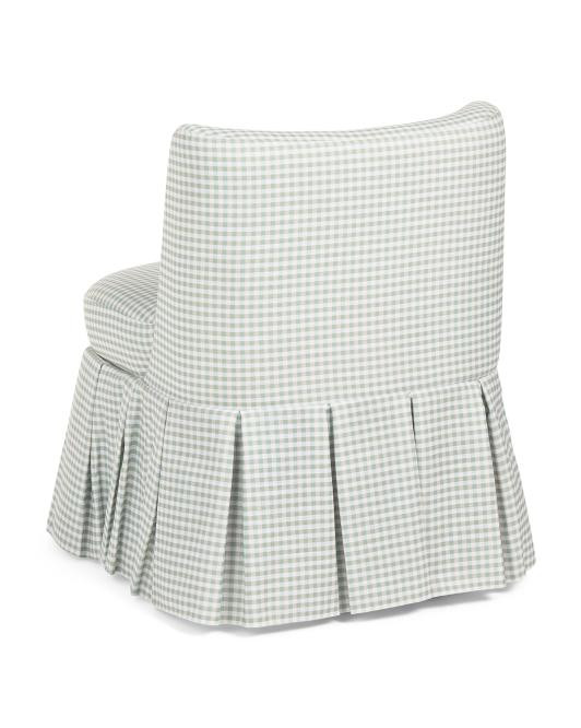 21x28 Poppi Pleated Skirt Accent Chair | TJ Maxx