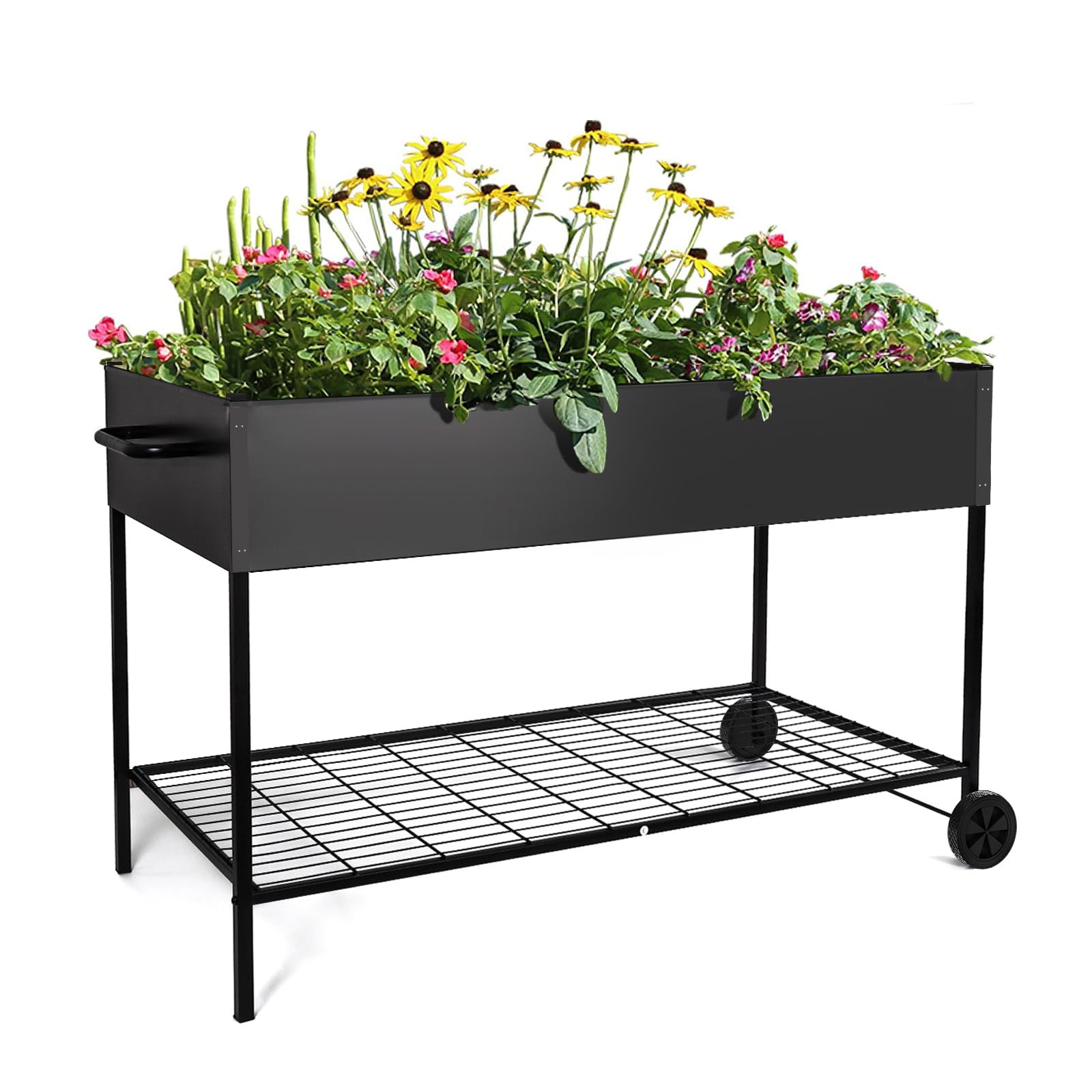 MIXC 50 * 26 * 31 Large Metal Raised Garden Beds with Legs, Elevated Planter Boxes Outdoor Raised... | Amazon (US)