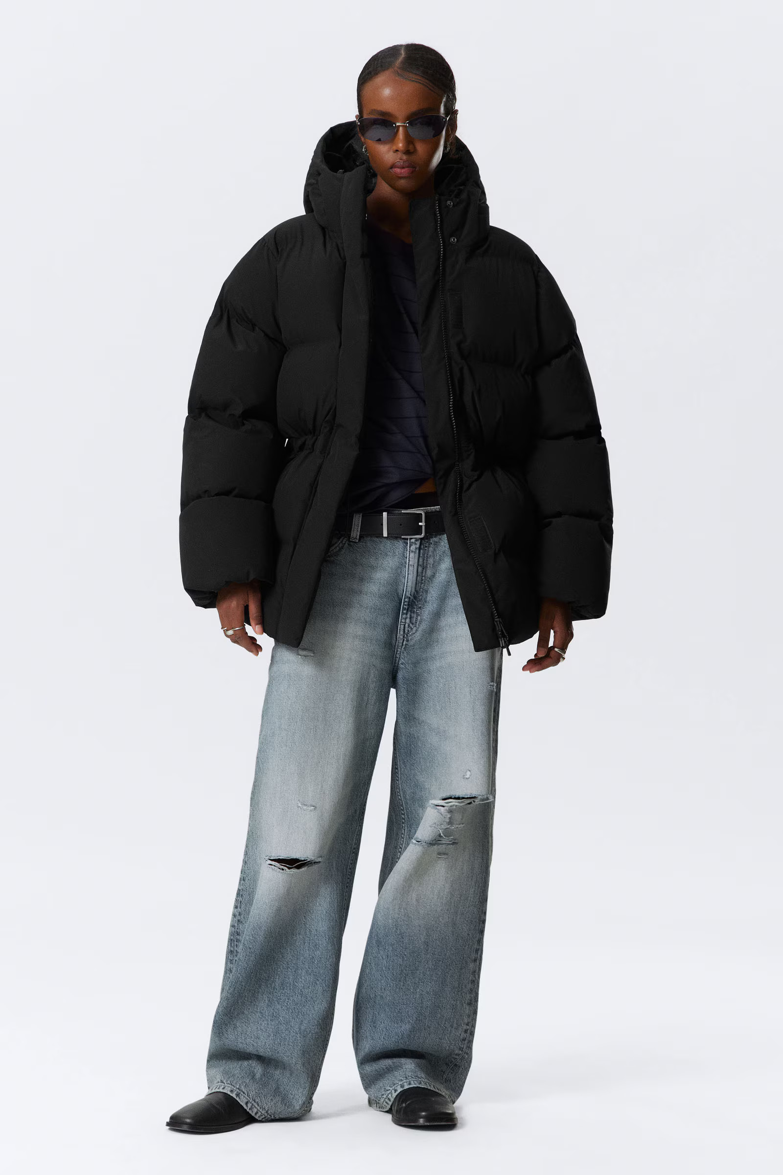 Waisted Puffer Jacket | Weekday