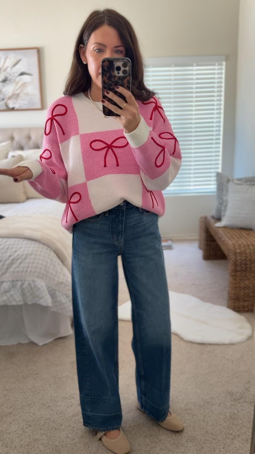 New Walmart holiday sweater under $20! 
Wearing a large 
2 regular jeans

#LTKootd #LTKSaleAlert #LTKSeasonal