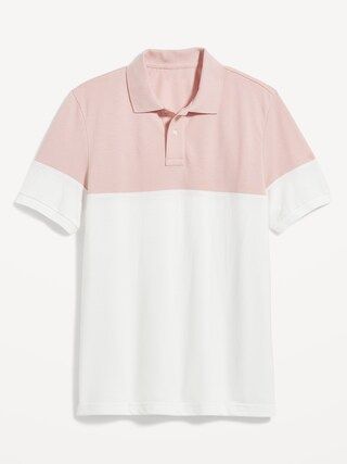 Color-Block Classic Fit Pique Polo for Men | Old Navy (US)