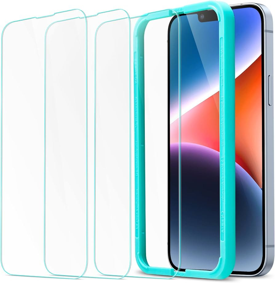 ESR 3 Pack for iPhone 13 Pro Max/iPhone 14 Plus Screen Protector, [9H Hardness] [Military Grade S... | Amazon (US)