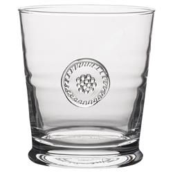 Juliska Berry & Thread Clear Double Old Fashioned Glass | Kathy Kuo Home
