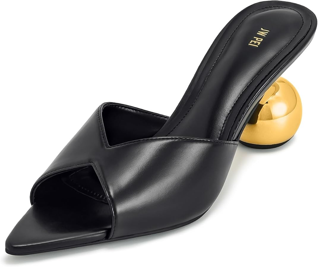 JW PEI Women's Ellie Sphere Heel Mules | Amazon (US)