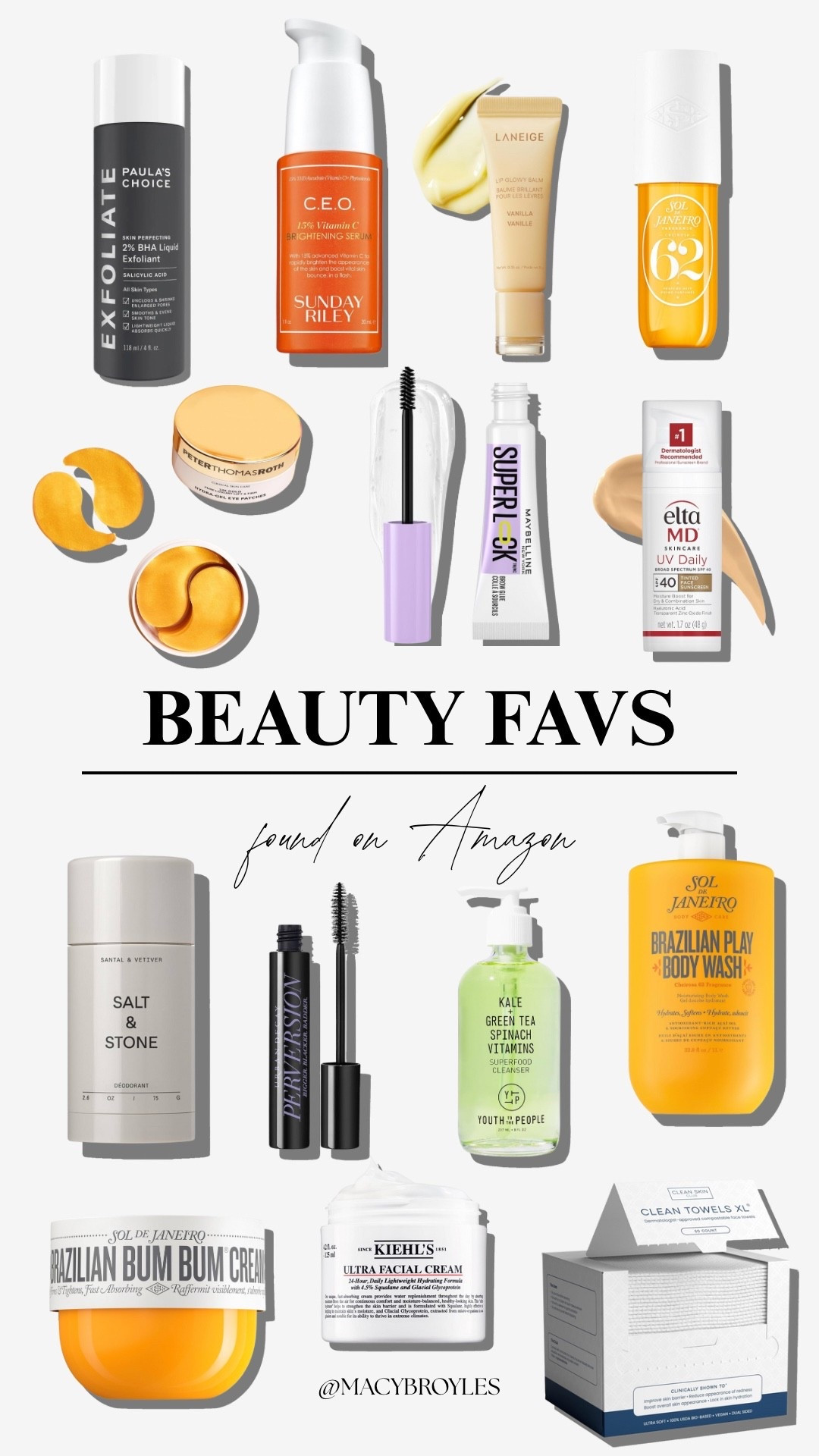 put together my favorite beauty items on amazon — just in time for prime day 😗💄