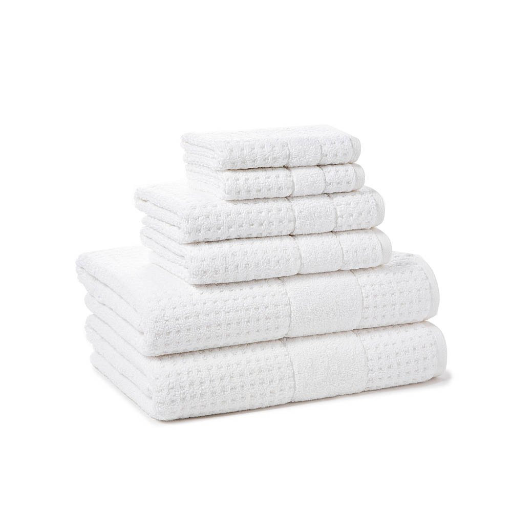 Kassatex unisex adult Casual Towel Set, White, Bath 30x54 Hand 18x28 Wash 13x13 US | Amazon (US)