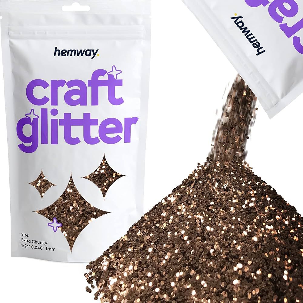 Hemway Craft Glitter 100g / 3.5oz Glitter Flakes for Arts Crafts Tumblers Resin Epoxy Scrapbook G... | Amazon (US)