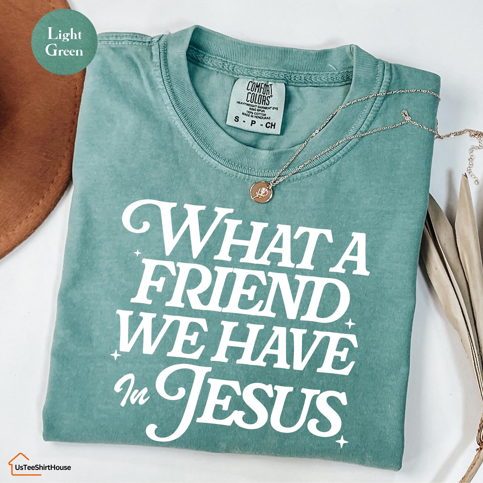 Comfort Colors® Christian Shirt, What a Friend We Have in Jesus Shirt, Bible Verse Shirt, Jesus ... | Etsy (US)