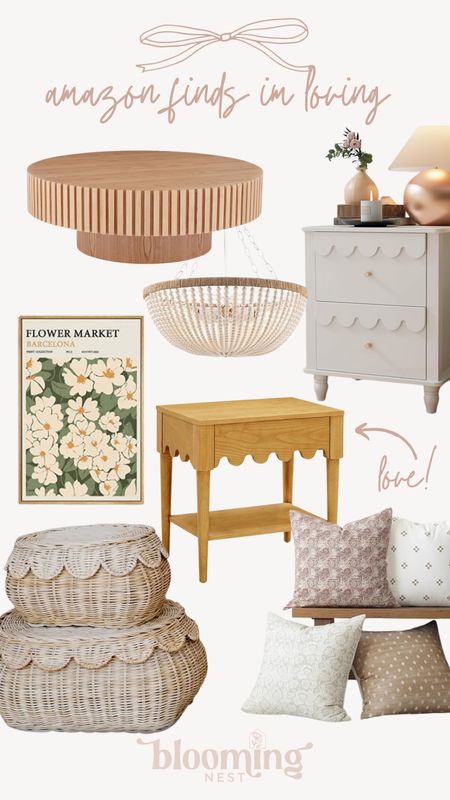 Amazon finds I’m loving!

THEBLOOMINGNEST coffee table Amazon side table art picture pendant light storage bins scallop pillows woven nook 

#LTKHome #LTKSeasonal #LTKStyleTip