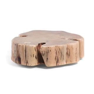 OROA Essi Acacia Wood Slab Coffee Table - Overstock - 36683032 | Bed Bath & Beyond