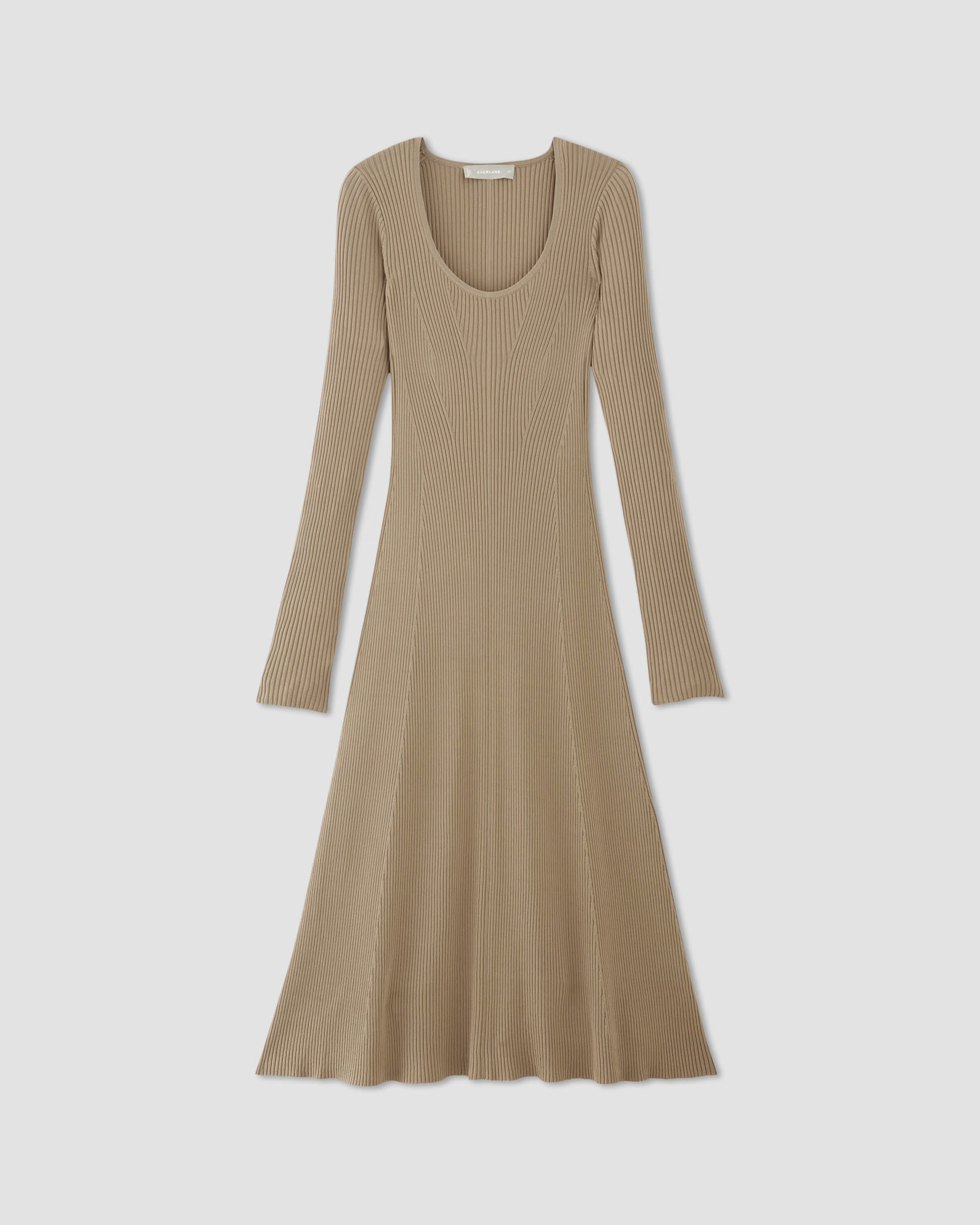 The Ribbed Scoopneck Dress | Everlane