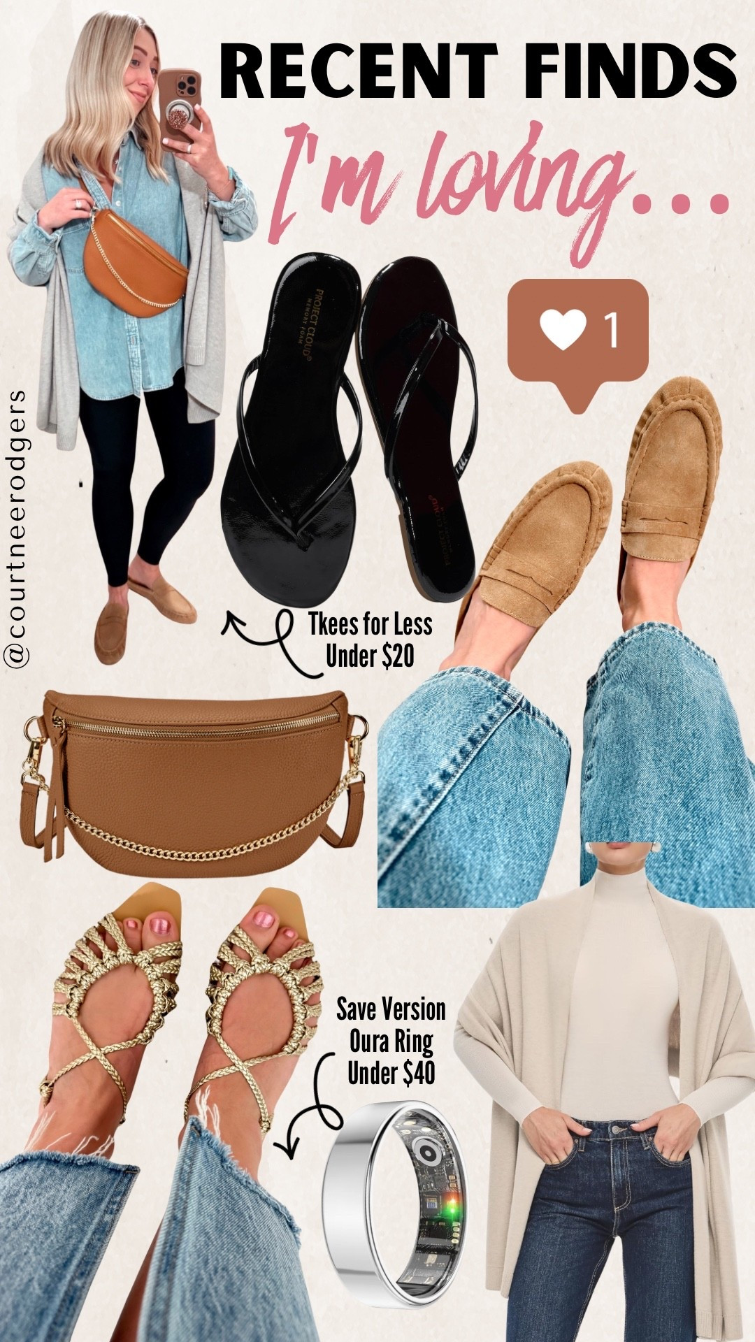 New Finds I’m loving ❤️ Size 7.5 (TTS) in all shoes! Code: LTK15 for 15% OFF my tan belt bag! Shawl I have colors Light Heathered Grey and ordered barley twist...Ring runs TTS 

Amazon fashion, closet staples, Gigi New York, new arrivals 

#LTKgrwm #LTKActive #LTKmomlife