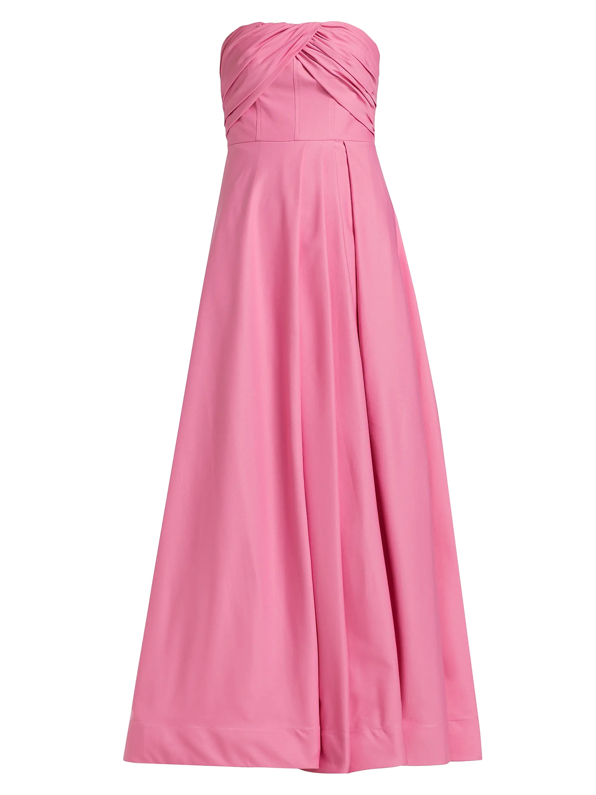 Alma Faille Sateen Strapless Corset Gown | Saks Fifth Avenue