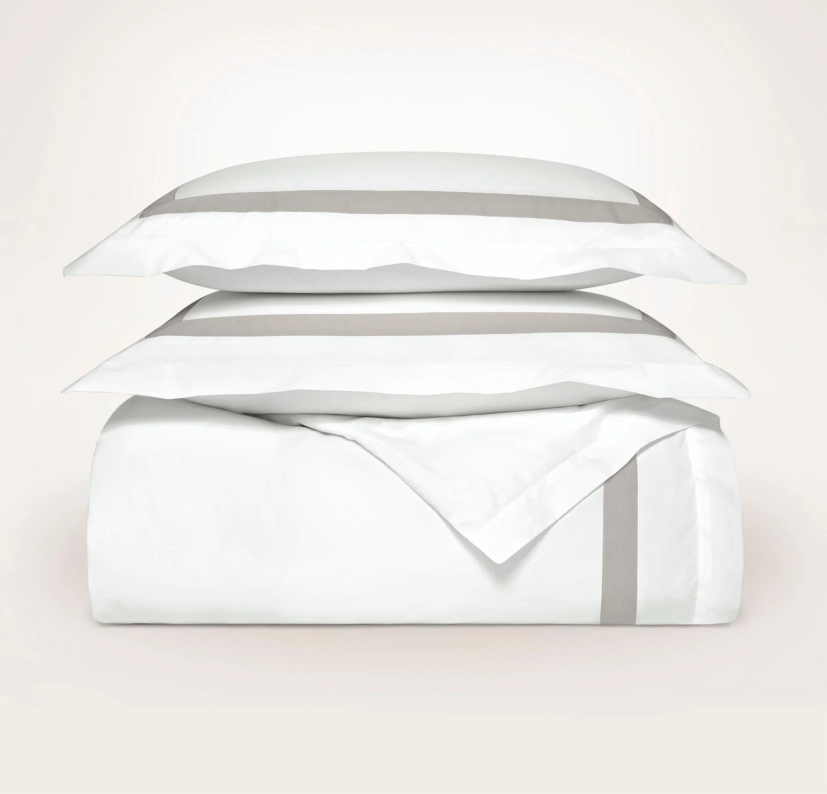 Percale Hemmed Duvet Set | Boll & Branch