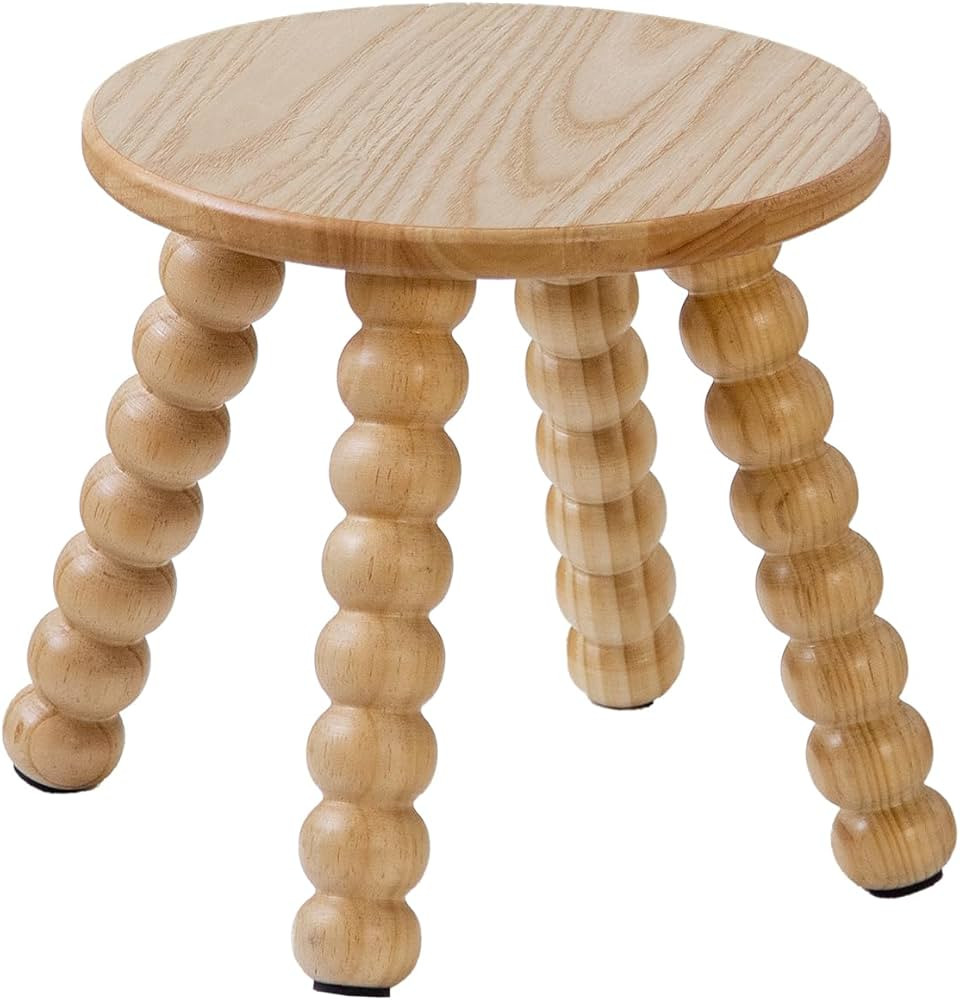 Solid Wooden Step Stool for Kids Adults, 10 inch Short Chair Perfect Matched Sensory Table, Sturd... | Amazon (US)
