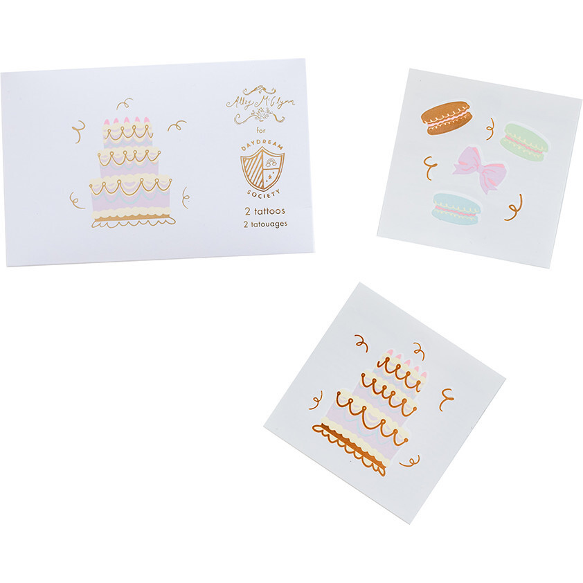 Let Them Eat Cake Temporary Tattoos | Maisonette