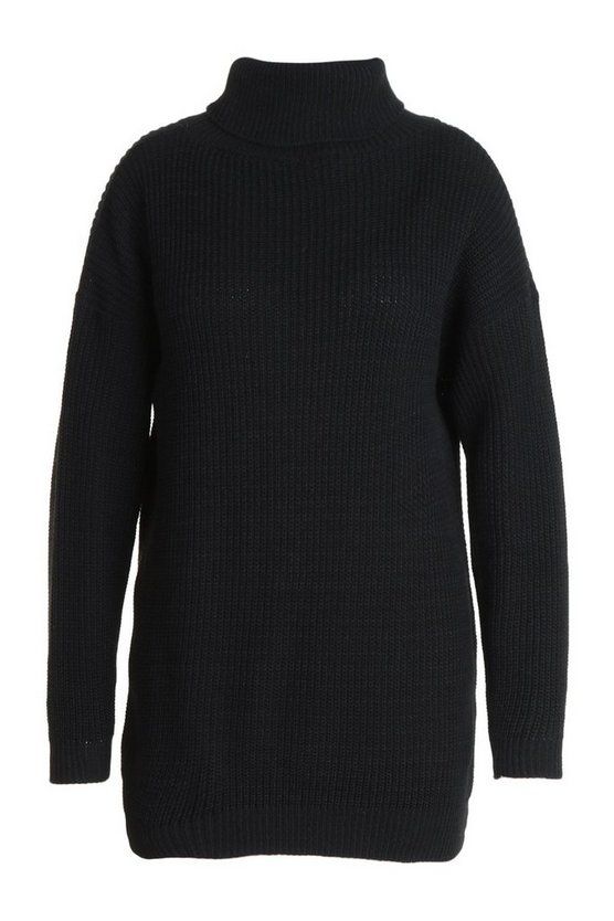 Plus Turtleneck Sweater Dress | Boohoo.com (US & CA)