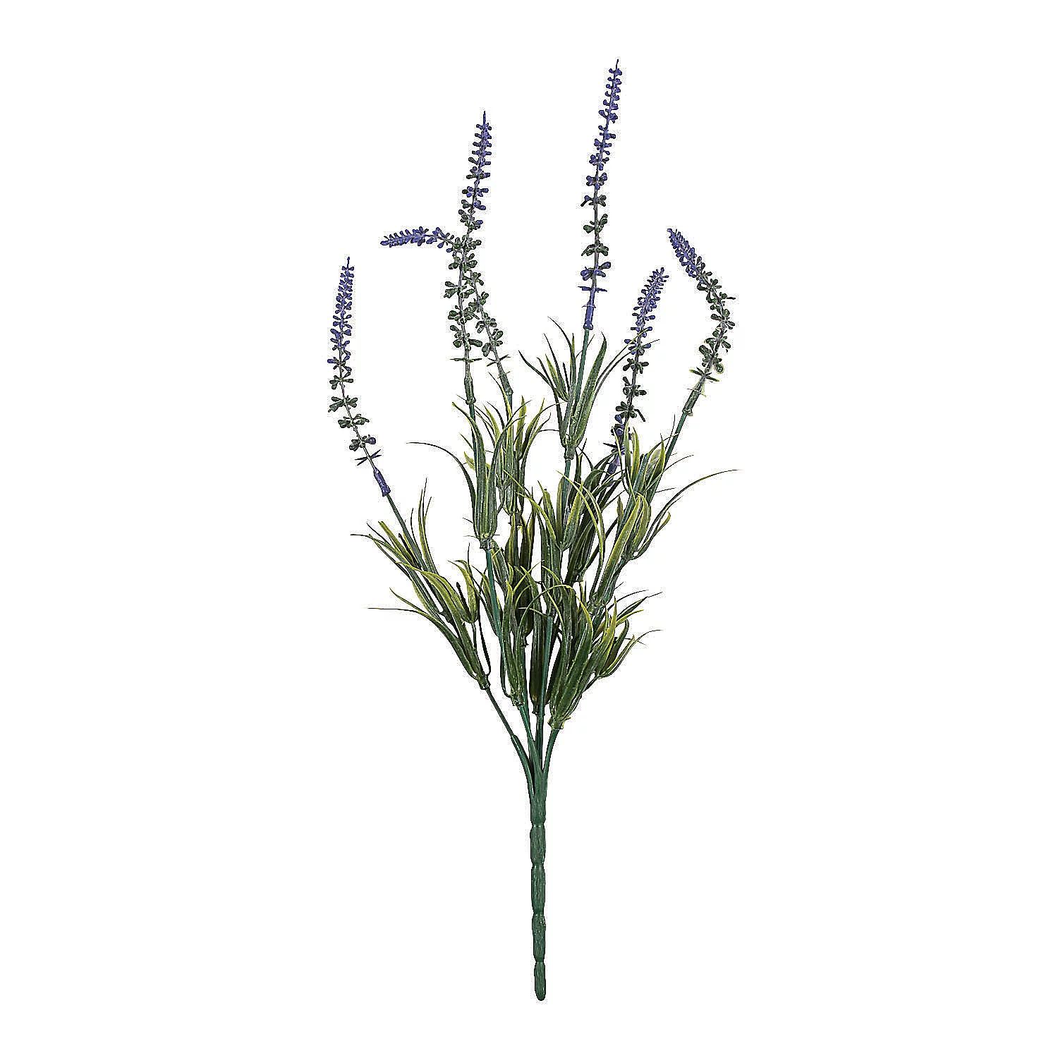 Faux Floral Plastic Lavender Stems (3Pc) - Home Decor - 3 Pieces | Walmart (US)