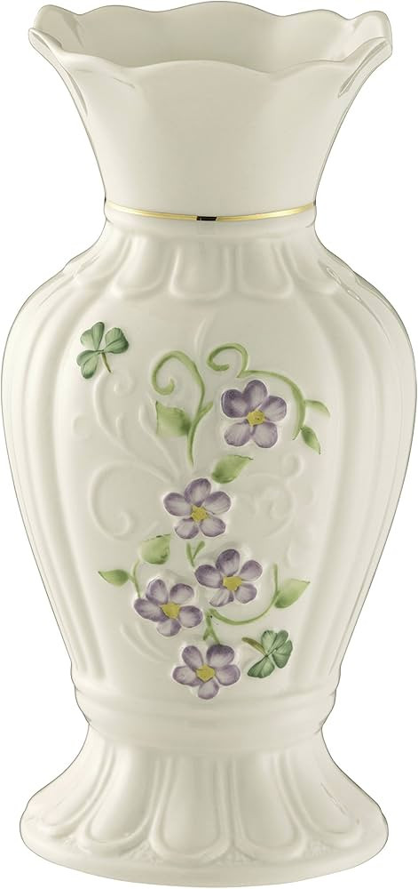 Belleek Pottery Floral Irish Flax Vase | Amazon (US)
