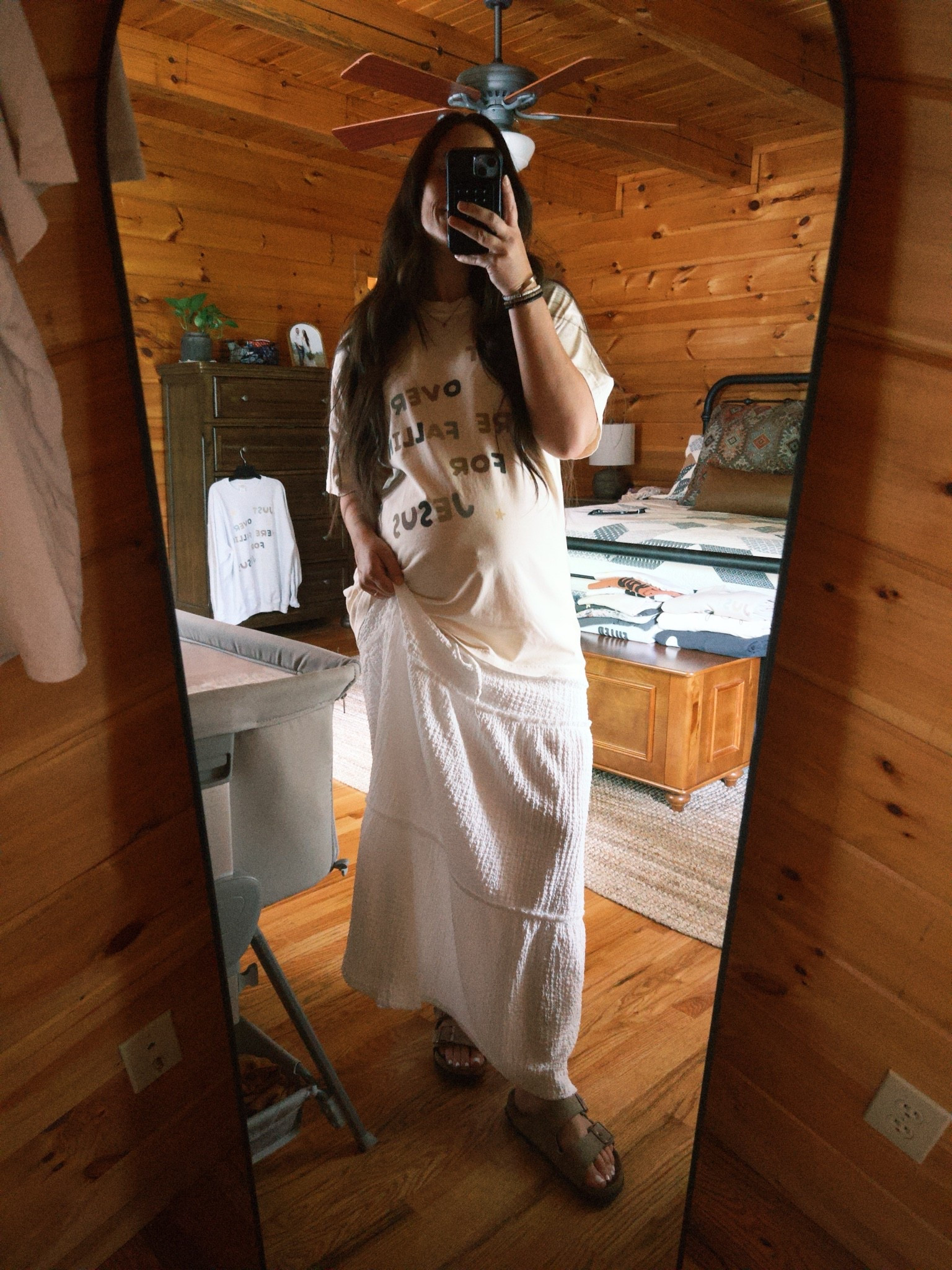 Church fit ⛪️
Top: www.shophisway.com
(I’m wearing an xl)
Skirt: medium