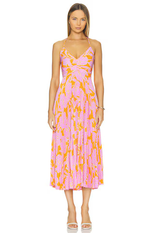 ASTR the Label Blythe Dress in Orange & Purple Floral from Revolve.com | Revolve Clothing (Global)