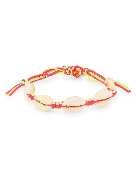 Venessa Arizaga Mini Shell Two-Tone Pull-Tie Bracelet on SALE | Saks OFF 5TH | Saks Fifth Avenue OFF 5TH